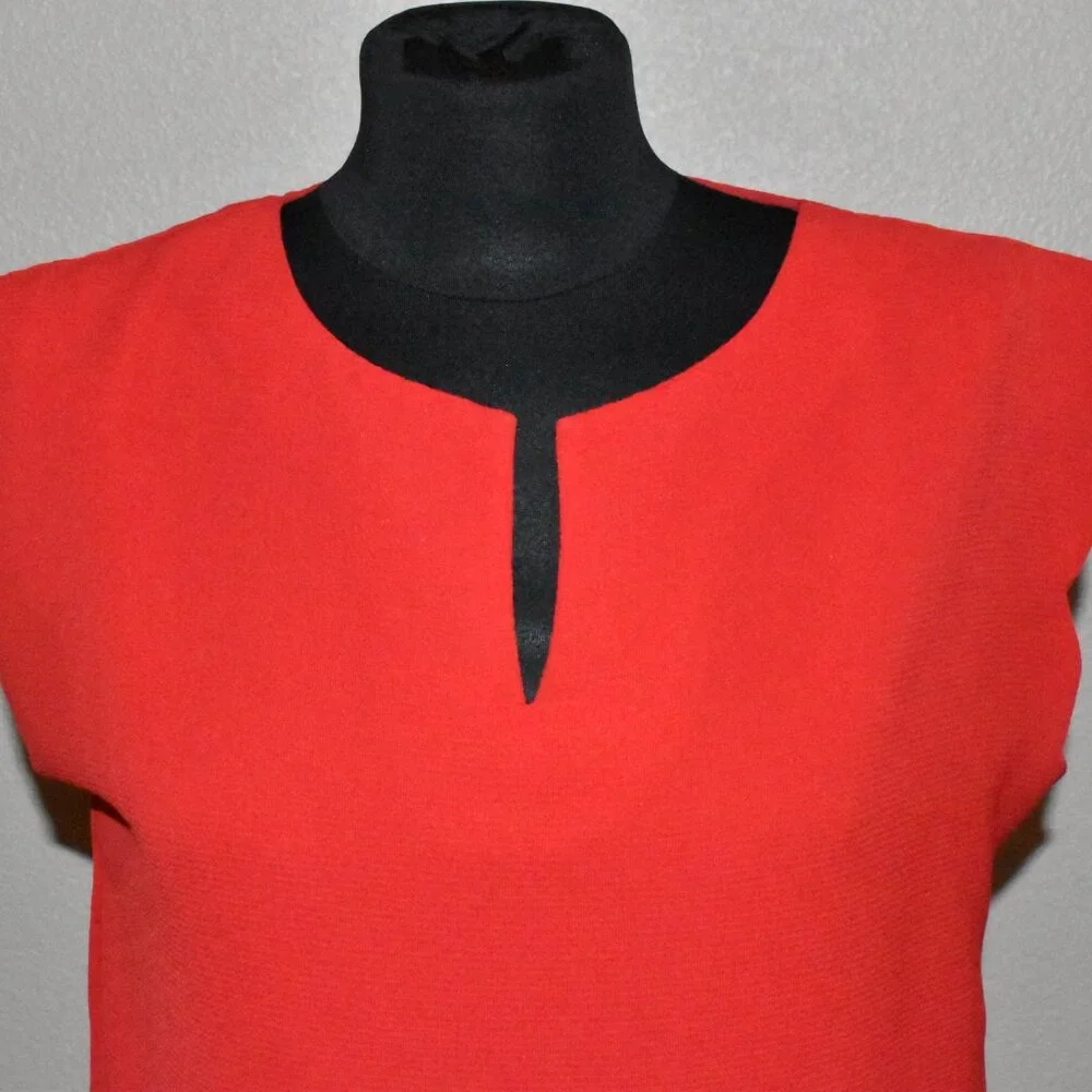 Very Nice Papermoon Mariko Scallop Sleeve Blouse Size M - Picture 4 of 6